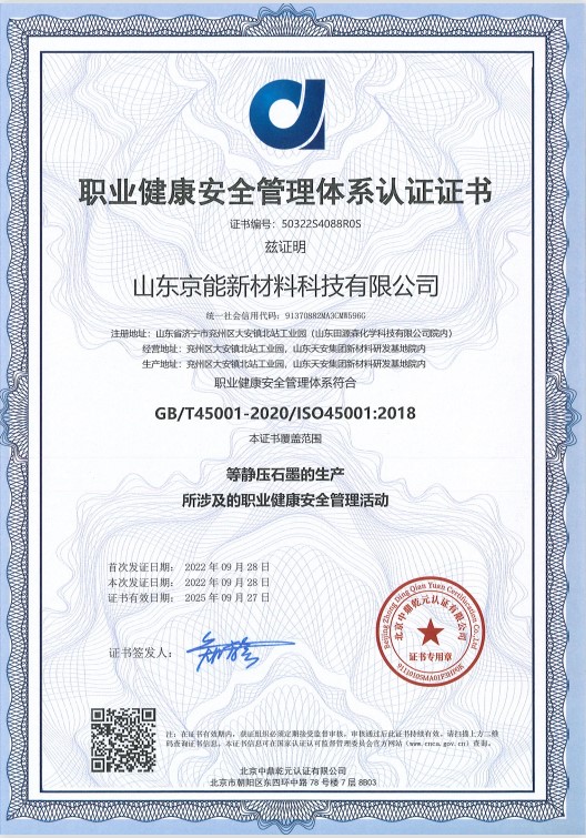 Occupational Health and Safety Management System Certificati