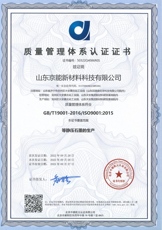 quality management system certification